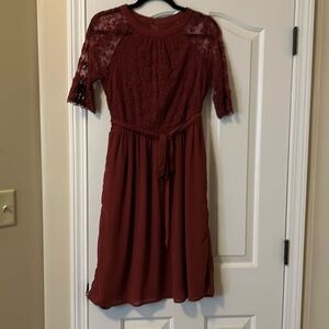 ModCloth. Women’s dress. Size Medium. Rust color.